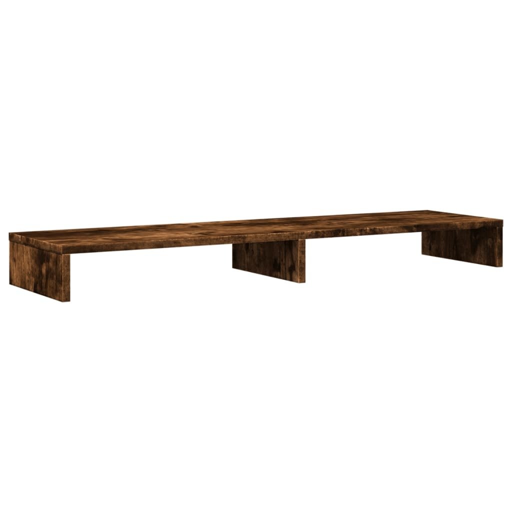 vidaXL Podstawa pod monitor dąb wędzony 100x27x10 cm materiał drewnopochodny
