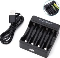 Ładowarki do aparatów dedykowane - Ładowarka Aigostar Ładowarka do akumulatorków od 1 do 4 ogniw AA/AAA zasilana z USB Ładowarka do akumulatorków od 1 do 4 ogniw AA/AAA zasilana z USB - miniaturka - grafika 1