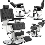 Fotele fryzjerskie - Fotel fryzjerski barberski hydrauliczny do salonu fryzjerskiego barber shop Calton Barberking w 24H - miniaturka - grafika 1