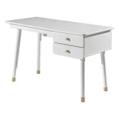 Biurka dla dzieci - Biała dziecięce biurko z drewna sosnowego Vipack Billy - miniaturka - grafika 1