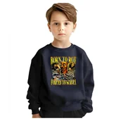 Bluzy dla dziewczynek - BLUZA DZIECIĘCA BRAINROT BORN TO ROT 146-152 DLA CHŁOPCA DZIEWCZYNKI - miniaturka - grafika 1