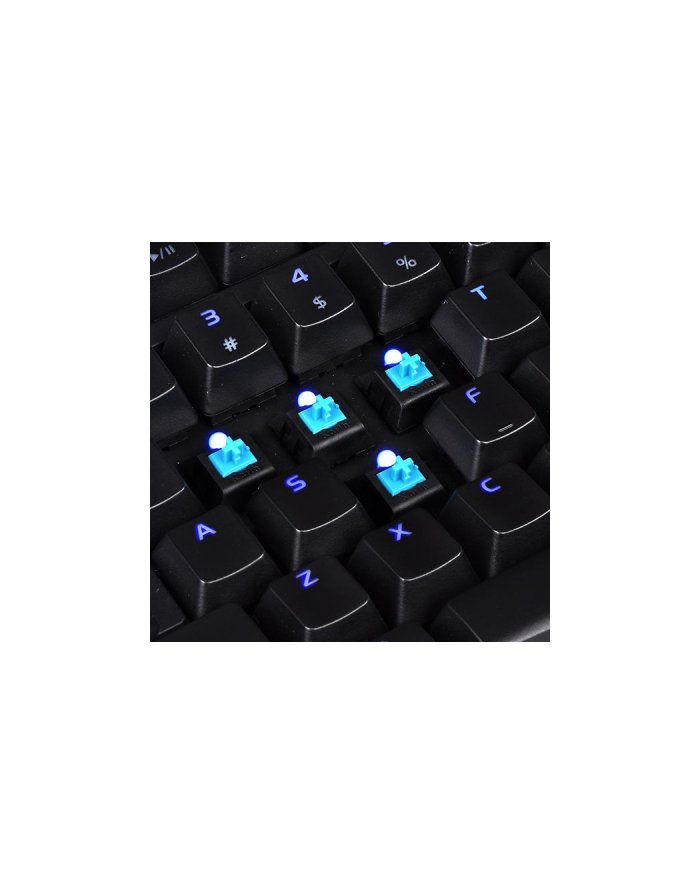 Thermaltake Tt eSPORTS Klawiatura dla graczy - Poseidon Z illuminated Blue Switch mechaniczna 1000Hz polling