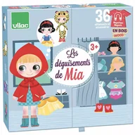 Puzzle - Vilac Ubieranka drewniana magnetyczna Mia gra od 3 lat - miniaturka - grafika 1
