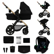 Wózki dziecięce - Wózek miejski Kinderkraft Moov 2 XL Pure Black - miniaturka - grafika 1
