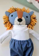 Lalki dla dziewczynek - Lew lalka do przytulania - miniaturka - grafika 1