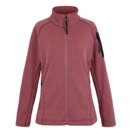 Bluzy sportowe damskie - Regatta Polar damski rozsuwany Liliena Burgundowy, Rozmiar: 46 - miniaturka - grafika 1