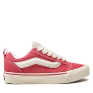 Trampki damskie - Tenisówki Vans Knu Skool VN0009QCBJ11 Pink/True White - miniaturka - grafika 1