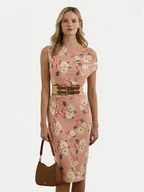 Sukienki - LAUREN RALPH LAUREN Sukienka koktajlowa 250964083001 Różowy Slim Fit - miniaturka - grafika 1