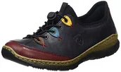 Sneakersy damskie - Rieker N3271 Damskie Sneakersy, Granatowy - miniaturka - grafika 1