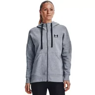 Bluzy sportowe damskie - Bluza damska Under Armour Rival Fleece FZ Hoodie - miniaturka - grafika 1