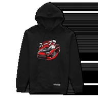 Bluzy męskie - Czarna bluza z kapturem Toyota Supra mk4 Red-XXL - miniaturka - grafika 1