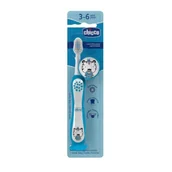 Zabawki interaktywne dla dzieci - Szczoteczka do zębów Tiger 3-6L - Chicco - miniaturka - grafika 1