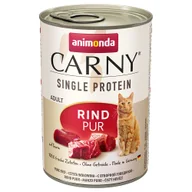 Mokra karma dla kotów - Megapakiet Animonda Carny Single Protein Adult, 24 x 400 g - Wołowina - miniaturka - grafika 1