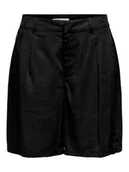 Spodenki damskie - ONLY Szorty w kolorze czarnym - miniaturka - grafika 1