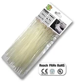 Inne mocowania - Opaska BRADAS, 3,6x200 mm, 100 sztuk - miniaturka - grafika 1