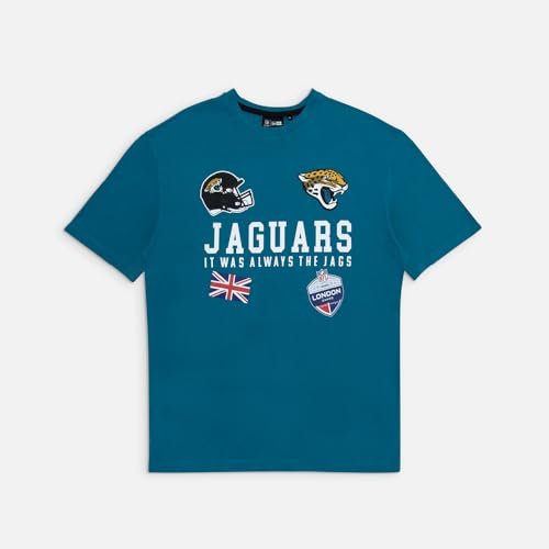 New Era NFL Games Collegiate koszulka oversize Jacksonville Jaguars TTW turkusowy