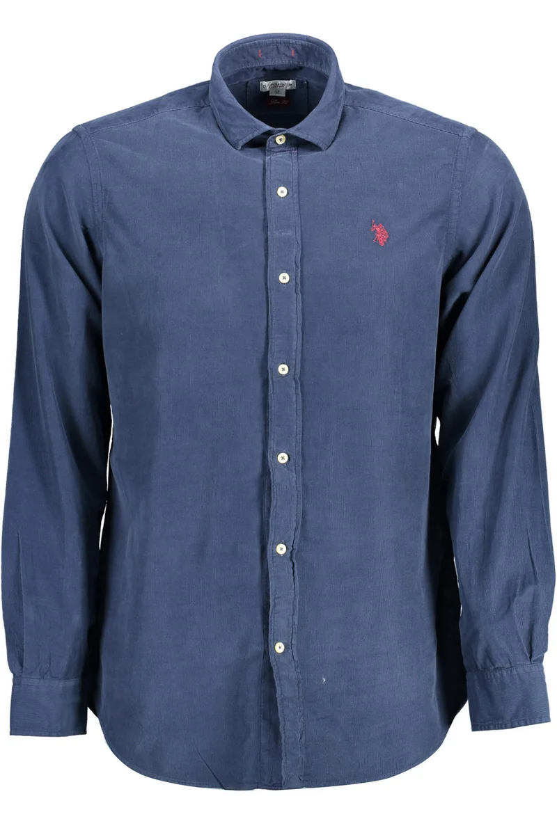 US POLO ASSN. MĘSKA NIEBIESKA KOSZULKA Z DŁUGIM RĘKAWEM 2XL