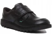 Półbuty damskie - Kickers Dziecięce Półbuty Czarne ze Skórą 35 Ż3f - miniaturka - grafika 1