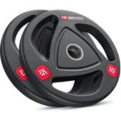 Obciążenia - Zestaw obciążeń olimpijskich Hop-Sport 2x15kg - miniaturka - grafika 1