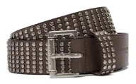 Torebki damskie - Liebeskind Berlin Women's Studded J pasek 38 mm, kamień, Stone - miniaturka - grafika 1
