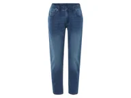 Spodnie męskie - LIVERGY® Jeansy dresowe męskie, Straight Fit (Jasnoniebieski, 54) - miniaturka - grafika 1