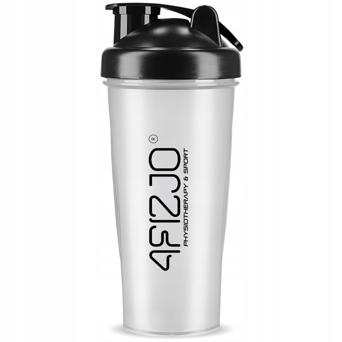 Shaker sportowy do odżywek z siateczką 4FIZJO PRO 650 ml