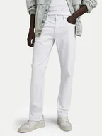 Spodnie męskie - G-Star Raw Jeansy Mose D23692-D552 Biały Straight Fit - miniaturka - grafika 1
