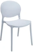 Fotele i krzesła ogrodowe - Białe krzesło tarasowe A5-R48 - miniaturka - grafika 1
