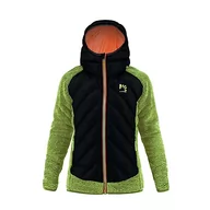 Kurtki i płaszcze dla chłopców - Karpos 2513000-043 MARMARMAROLE KID JKT Kurtka Dziecięca BLACK/LIME Zielony Rozmiar 6Y - miniaturka - grafika 1