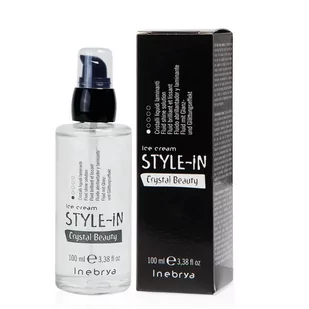 Inebrya Style-In Crystal Beauty, nabłyszczający fluid do włosów, 100ml - Kosmetyki do stylizacji włosów - miniaturka - grafika 1