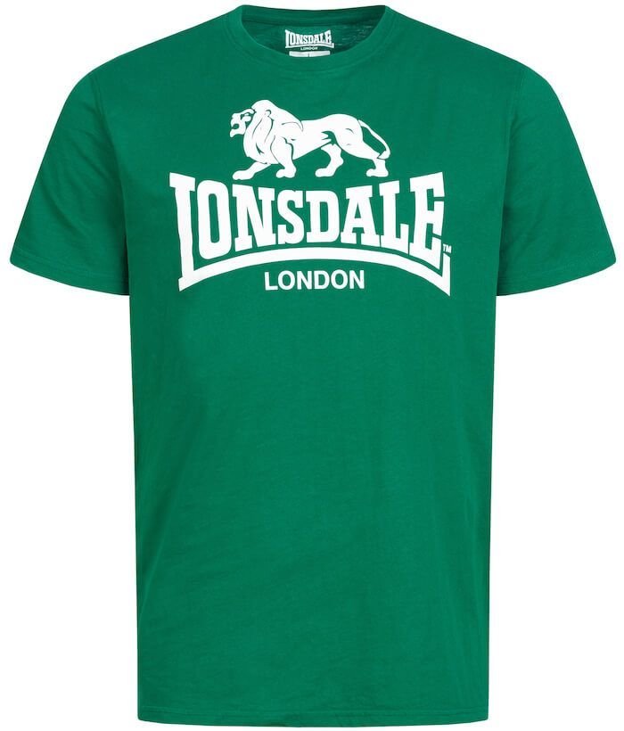 T-shirt LONSDALE LOGO (bottle green) zielony-L