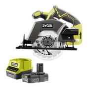 Piły elektryczne - RYOBI Pilarka tarczowa R18CSP-0 + Akumulator RYOBI ONE+ RC18120-120 2Ah 18V + ładowarka - miniaturka - grafika 1