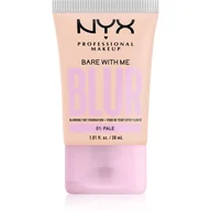 Podkłady do twarzy - NYX PROFESSIONAL MAKEUP Bare With Me Blur Tint Foundation 01 Pale - Podkład  01 Pale - miniaturka - grafika 1