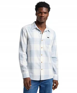 Koszula Lee MERCANTILE SHIRT 112364144 Ecru Concrete L - Koszule męskie - miniaturka - grafika 1