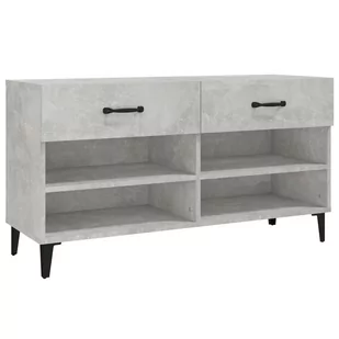 Lumarko Szafka na buty, szarość betonu, 102x35x55 cm - Szafki na buty - miniaturka - grafika 2