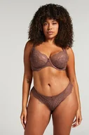 Majtki damskie - Hunkemöller Brazyliany Daisy Brązowy - miniaturka - grafika 1
