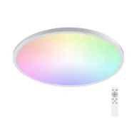 Lampy sufitowe - Aigostar-LED RGB Ściemnialne oświetlenie łazienkowe LED/24W/230V śr. 42cm IP44+pilot - miniaturka - grafika 1