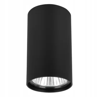 Oprawa Natynkowa Halogenowa Tuba Led Czarna Gu10 - Lampy sufitowe Oprawa Natynkowa Halogenowa Tuba Led Czarna Gu10 - Lampy sufitowe - miniaturka - grafika 1