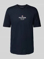Koszulki męskie - T-shirt z nadrukiem z logo - miniaturka - grafika 1