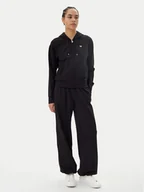 Dresy damskie - EA7 Emporio Armani Dres 7W000086 AF13135 UC001 Czarny Wide Leg - miniaturka - grafika 1