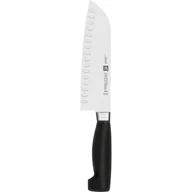Noże kuchenne - ZWILLING FOUR STAR Nóż santoku z rowkami 18 cm - miniaturka - grafika 1