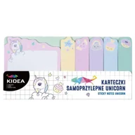 Notesy i bloczki - Karteczki samoprzylepne Unicorn KIDEA - DERFORM - miniaturka - grafika 1