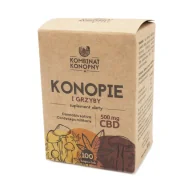 Suplementy naturalne - Konopie i grzyby 500 mg CBD 30 g - miniaturka - grafika 1