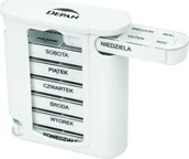 Pojemniki kuchenne - Depan Tygodniowy pojemnik na lekarstwa - stojąca kasetka - miniaturka - grafika 1