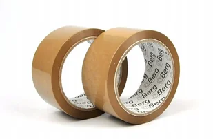 Taśma Pakowa Klejąca Solvent 48/60M Brąz MOCNA (66Y) BERG Brązowa - Taśmy klejące - miniaturka - grafika 1