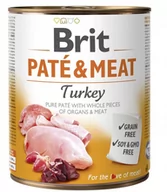 Mokra karma dla psów - Brit PATE & MEAT TURKEY 6x800g - miniaturka - grafika 1