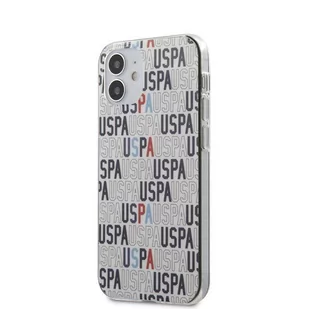 U.s. polo assn US Polo USHCP12SPCUSPA6 iPhone 12 5,4" biały/white Logo Mania Collection - Etui i futerały do telefonów - miniaturka - grafika 1