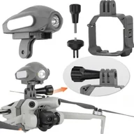 Akcesoria do drona - SunnyLife UCHWYT 1/4 CALA NA KAMERĘ DO DJI MINI 4 PRO NA KAMERĘ GOPRO OSMO ACTION INSTA360 GO + LATARKA LED - miniaturka - grafika 1