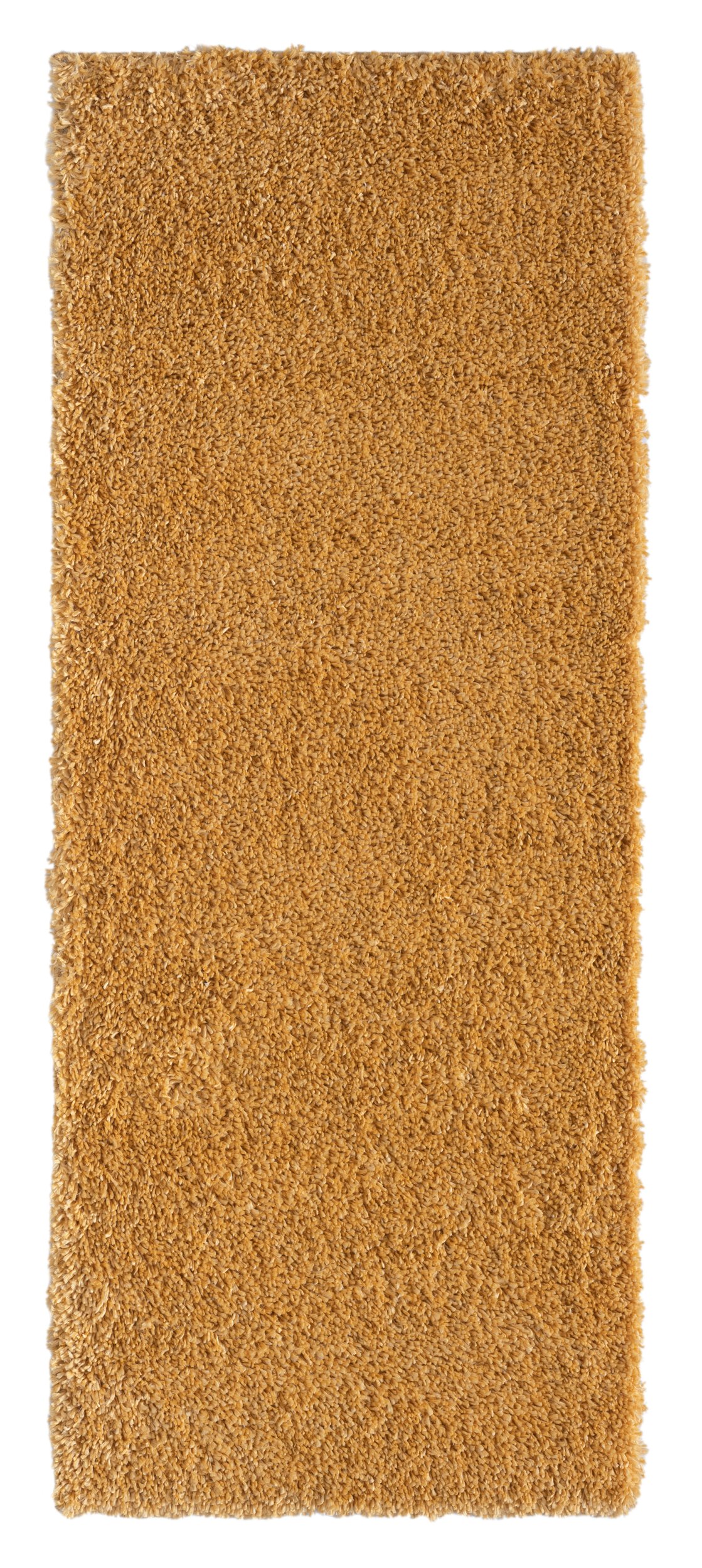 Dywan MY-RUG, dywan z wysokim włosiem Shaggy Star, 200x80, żółty, lekko błyszczący, wyjątkowo puszysty, bieżnik