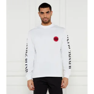 HUGO Longsleeve Dicruse Regular Fit - Koszulki męskie - miniaturka - grafika 1